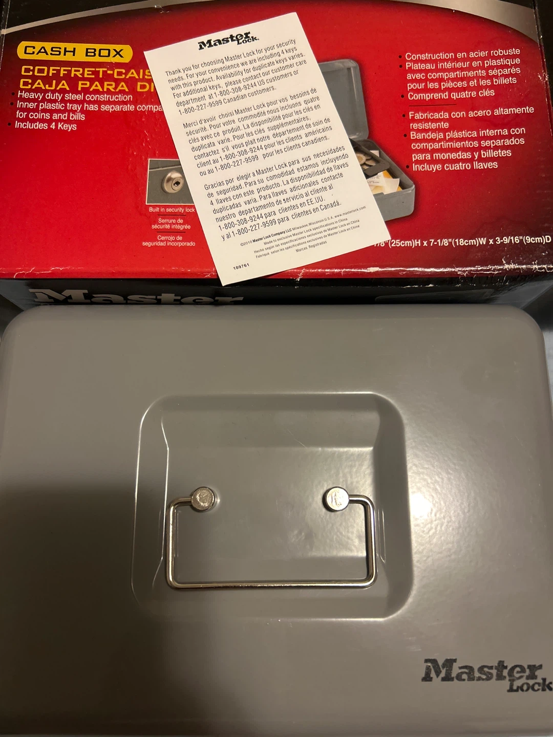 Master Lock Cash Box - photo 4