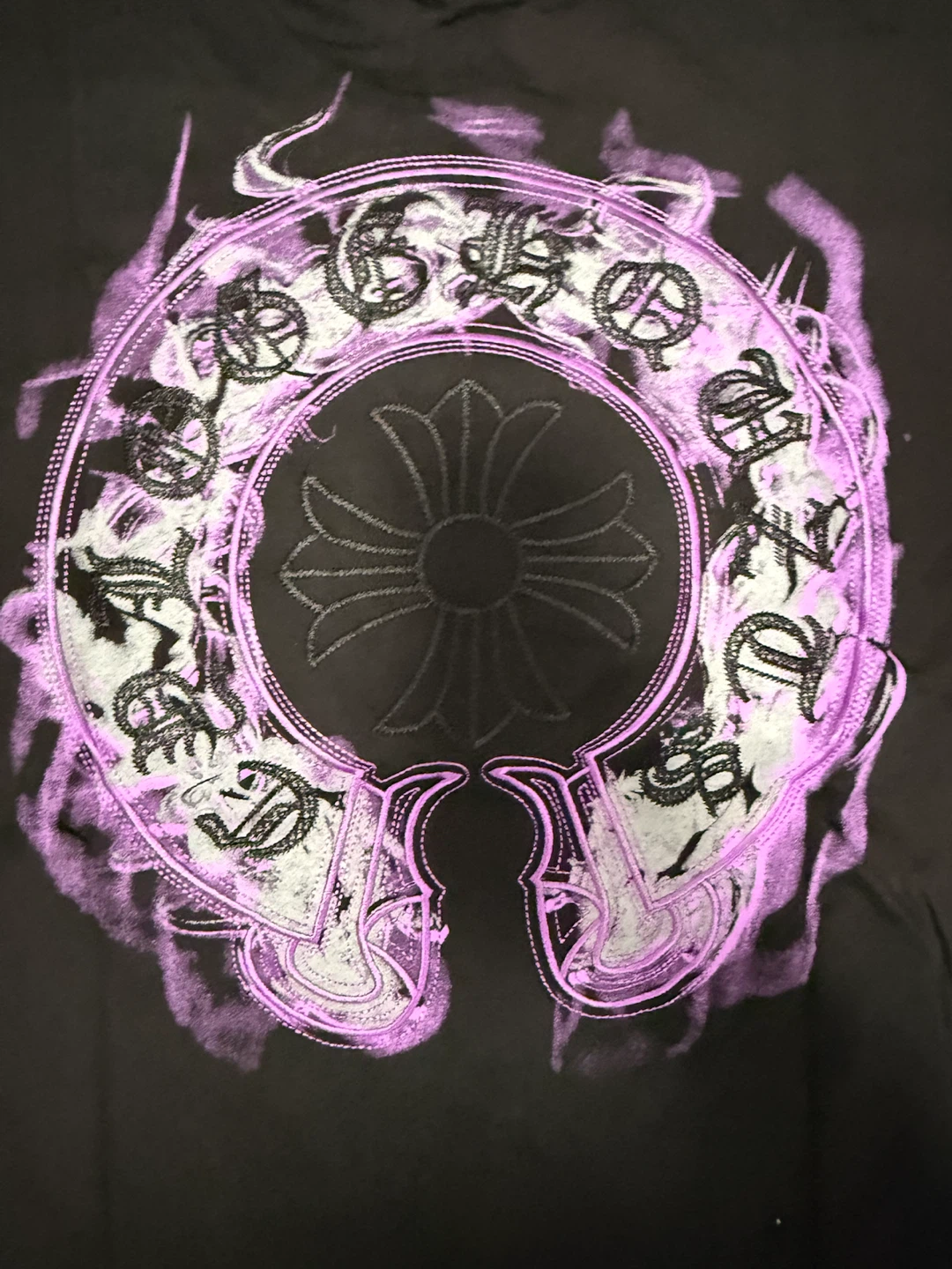 Chrome Hearts Purple T-Shirt - photo 3