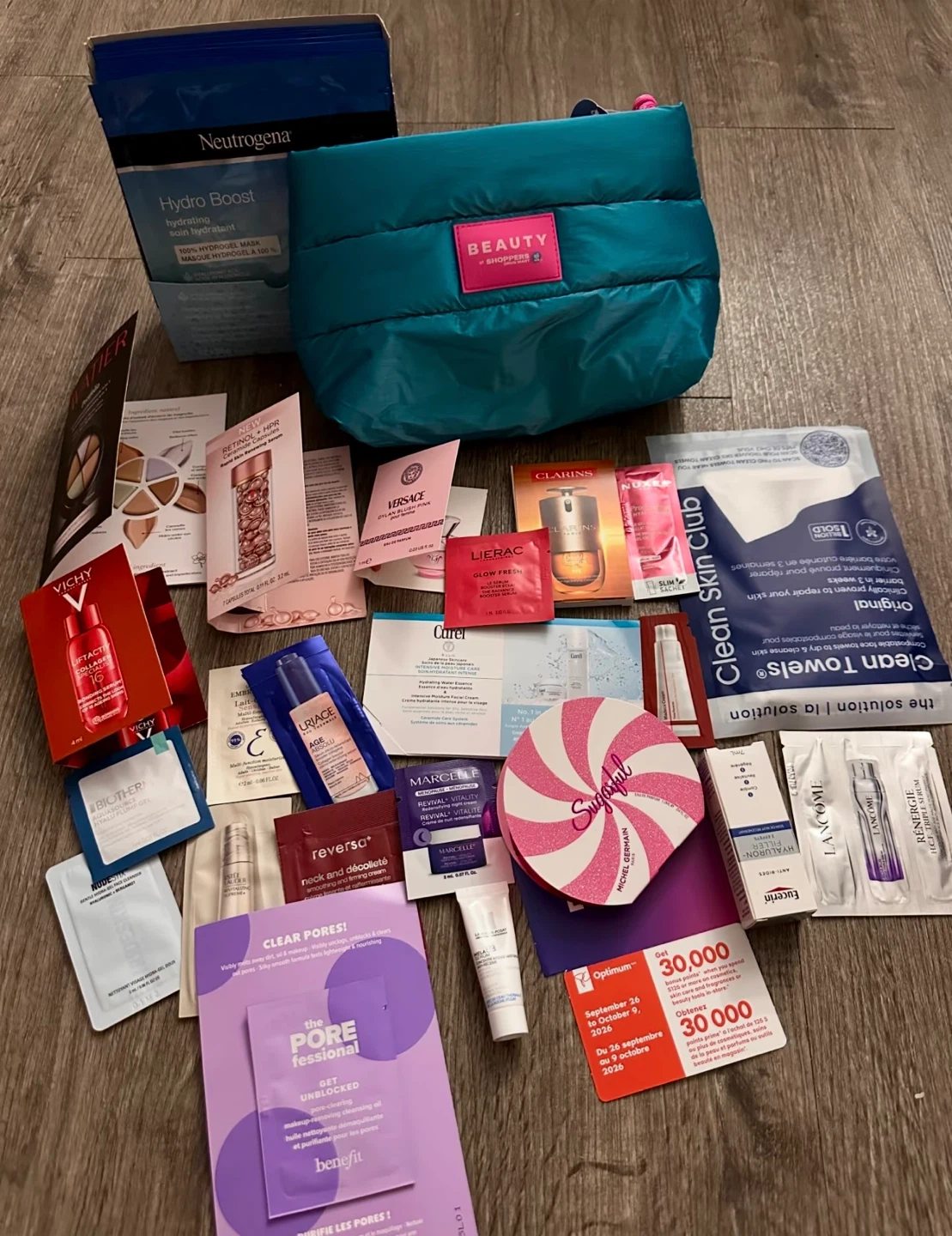 Shoppers Drug Mart Beauty Pouch and Sample Assortment