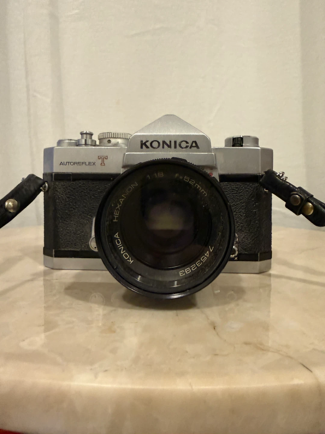 Konica Autoreflex T 35mm Film Camera with Hexanon Lens