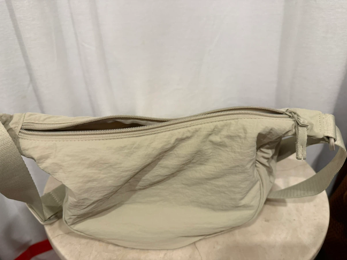 Beige Crescent Crossbody Bag - photo 2