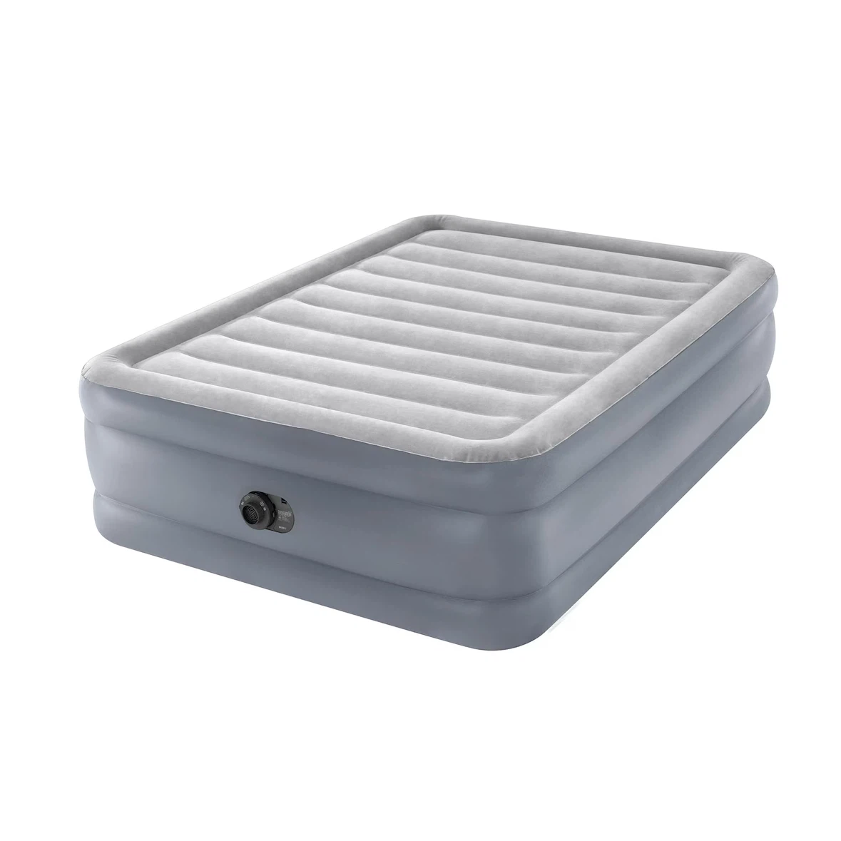 Intex 20" Queen Deluxe Raised Air Mattress with Built-in Pump