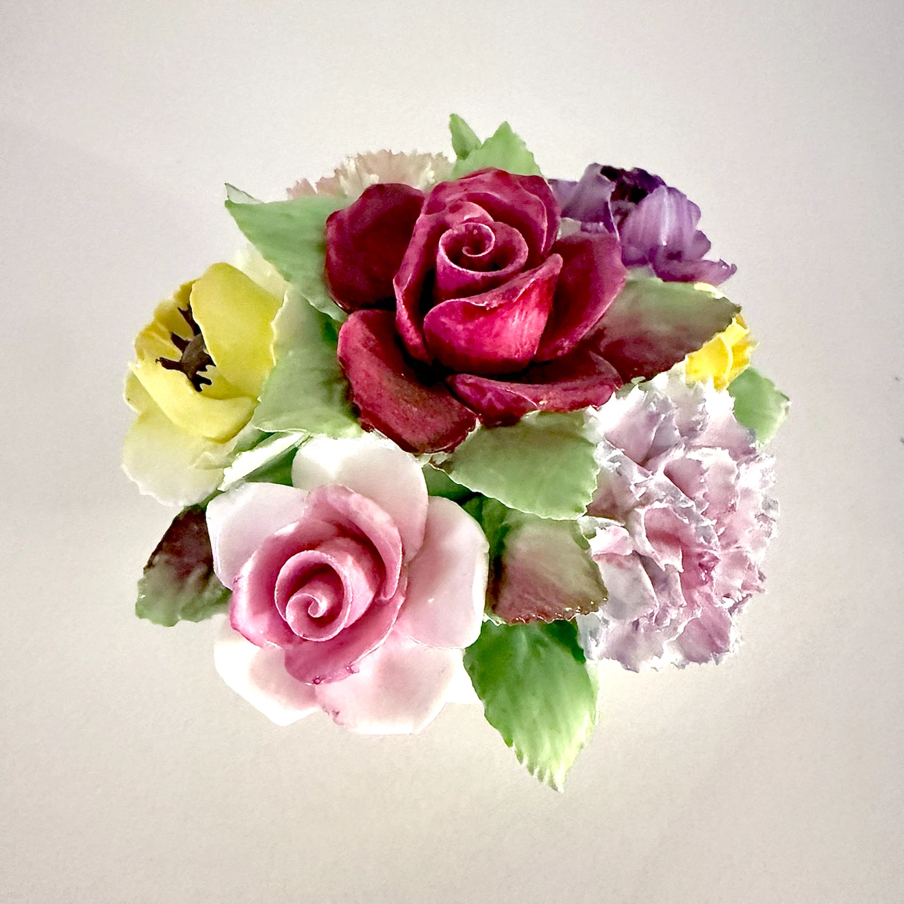 Royal Adderley porcelain posies pot figurine