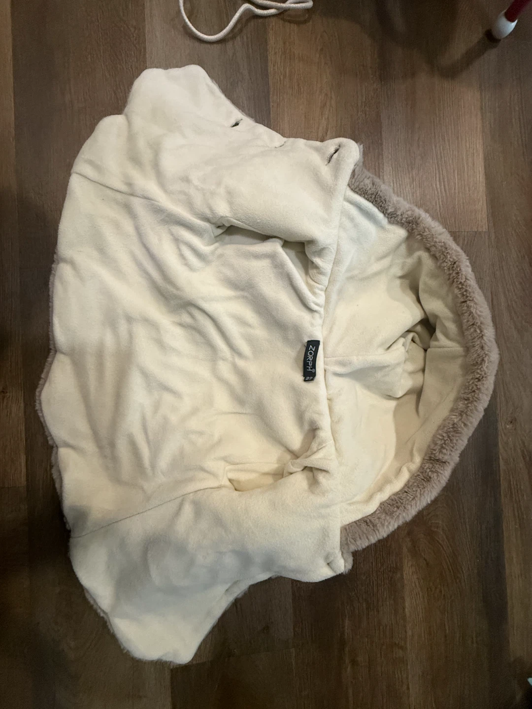 Zorph Faux Fur Coat with Hood and Matching Bag - photo 2
