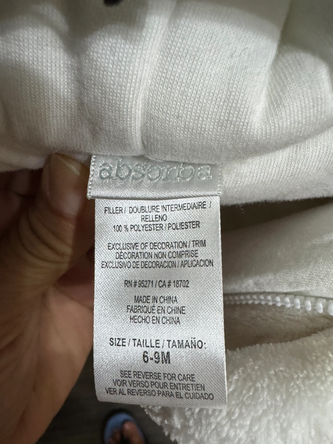 Absorba Baby Snowsuit 6-9M - photo 4