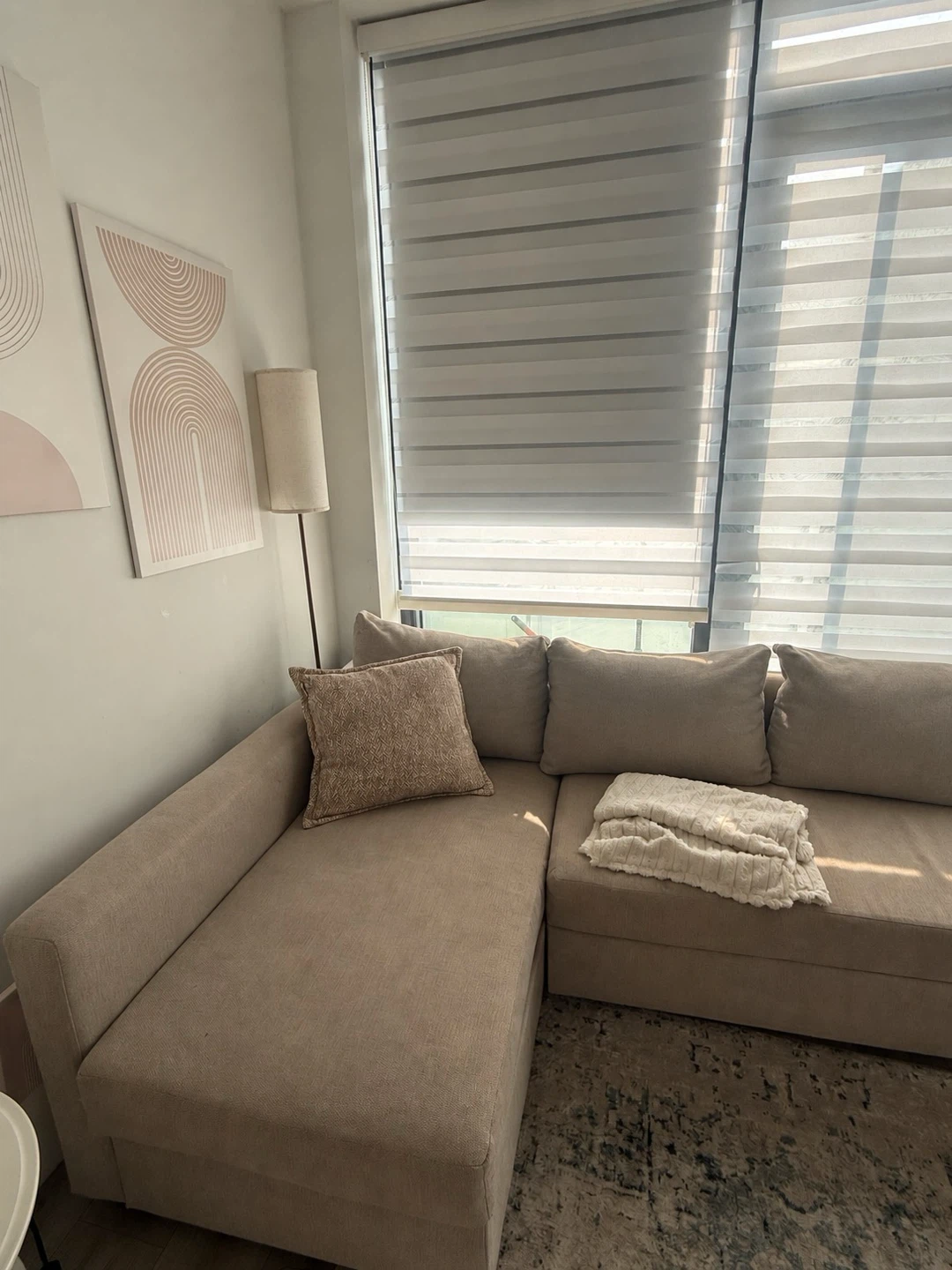 IKEA FRIHETEN Sectional Sofa Bed – Beige - photo 2