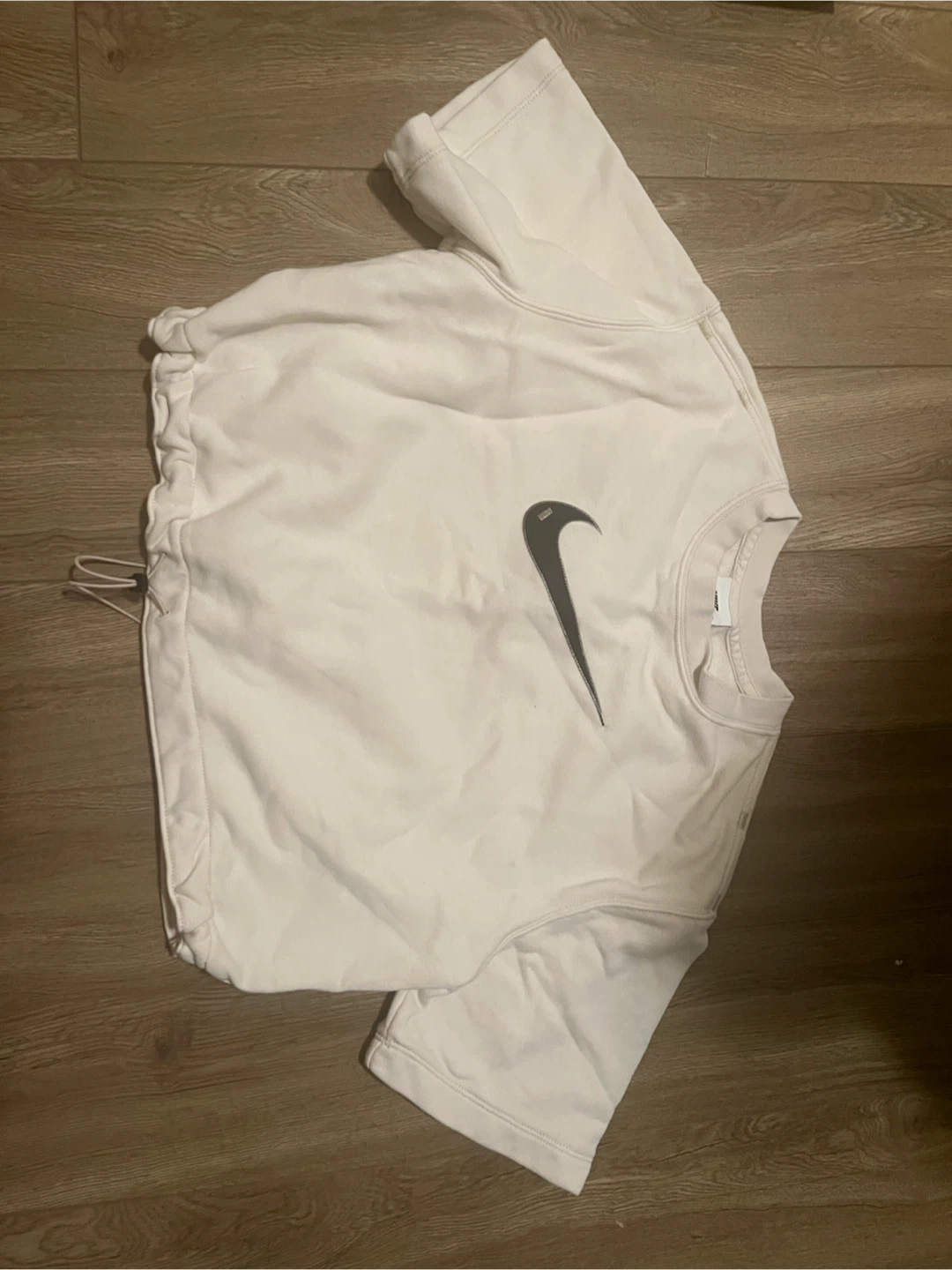 Nike butter yellow crop top