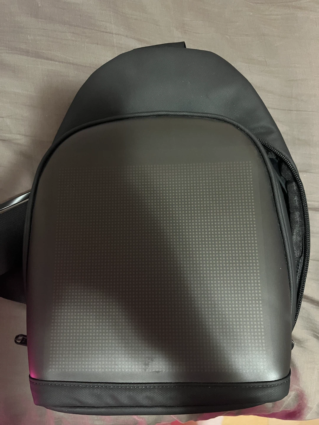 Black LED Pixel Art Smart Backpack - photo 2