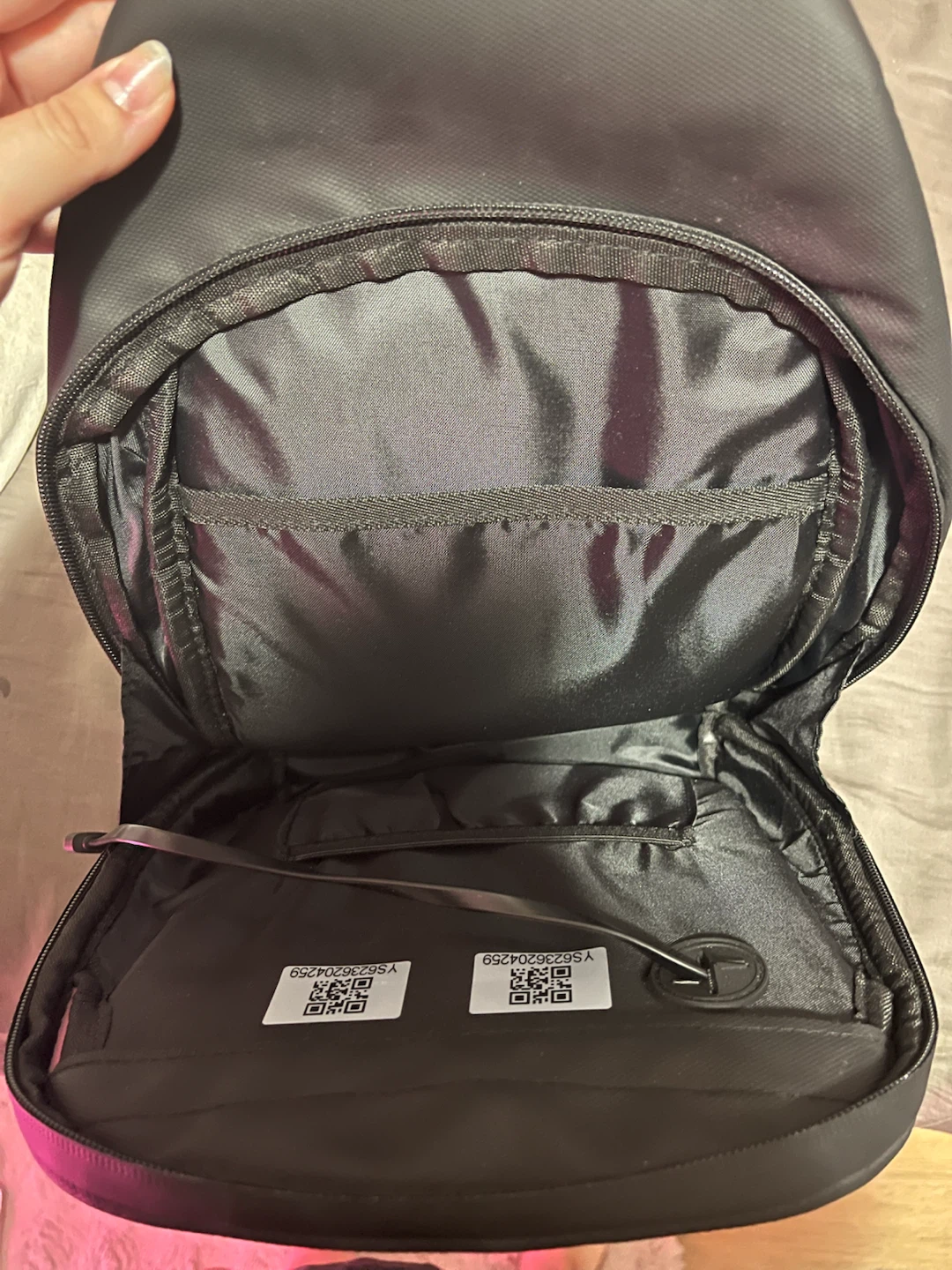 Black LED Pixel Art Smart Backpack - photo 3