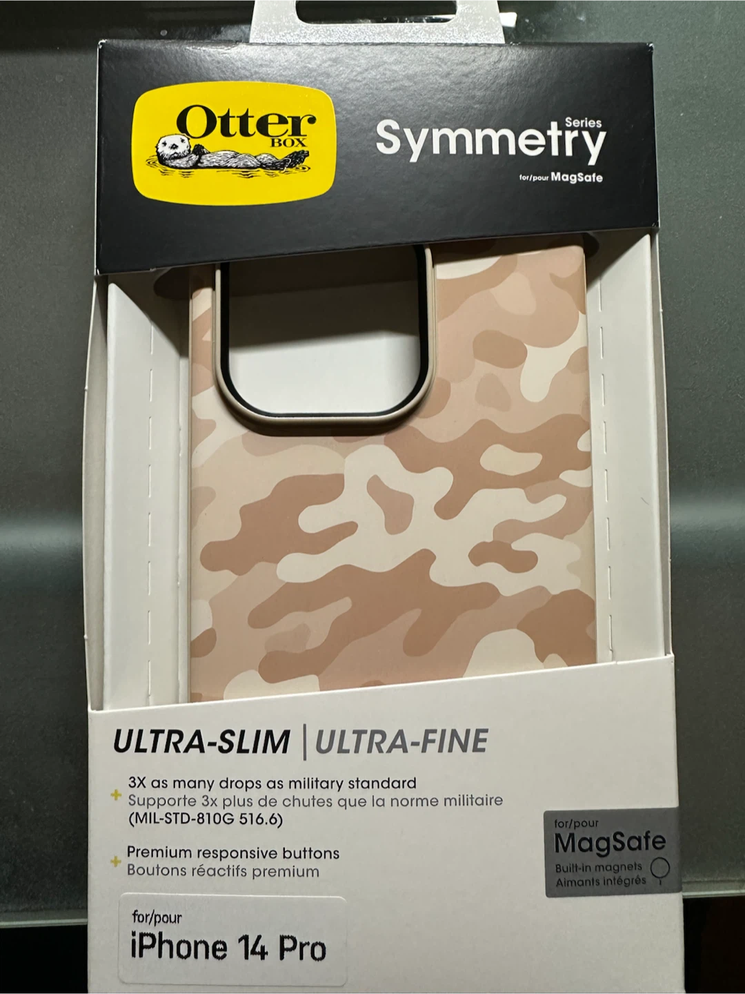 OtterBox Symmetry iPhone 14 Pro MagSafe Case - Camo