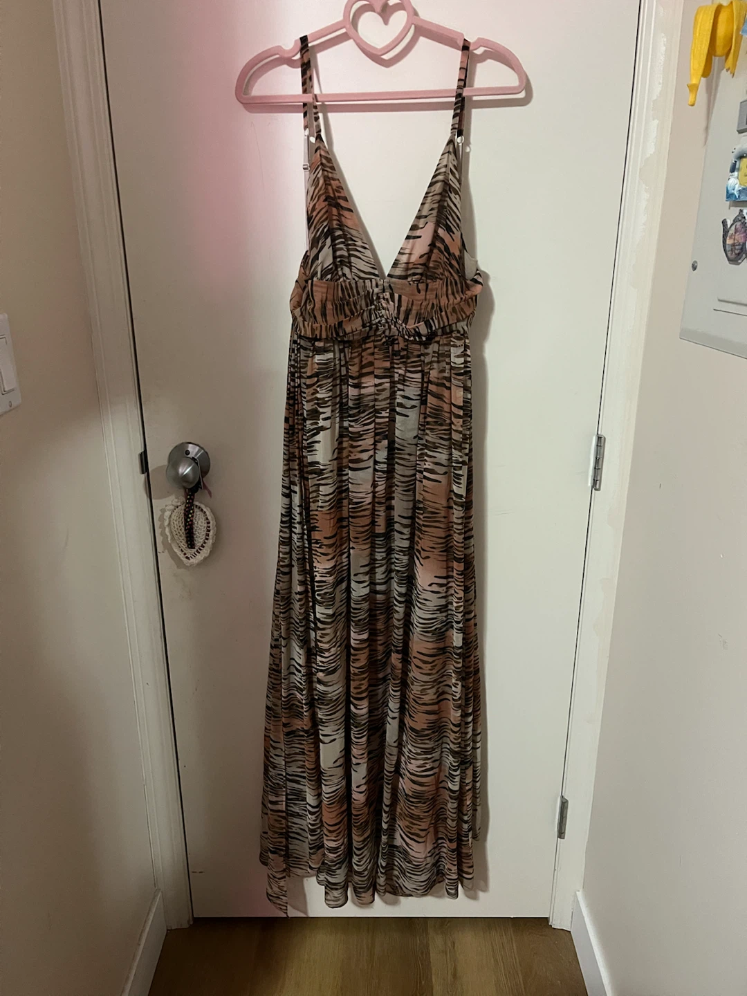 Tiger Print Maxi Dress