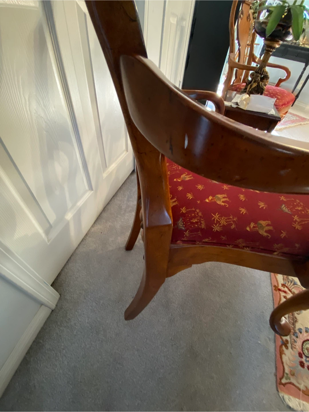 Gorgeous Ornate Carved Wood Armchairs – Matching Pair - $600 - photo 4