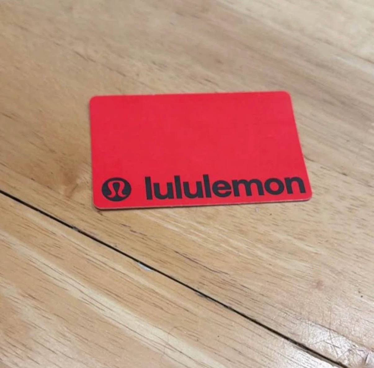 Lululemon gift card amount 212.87
