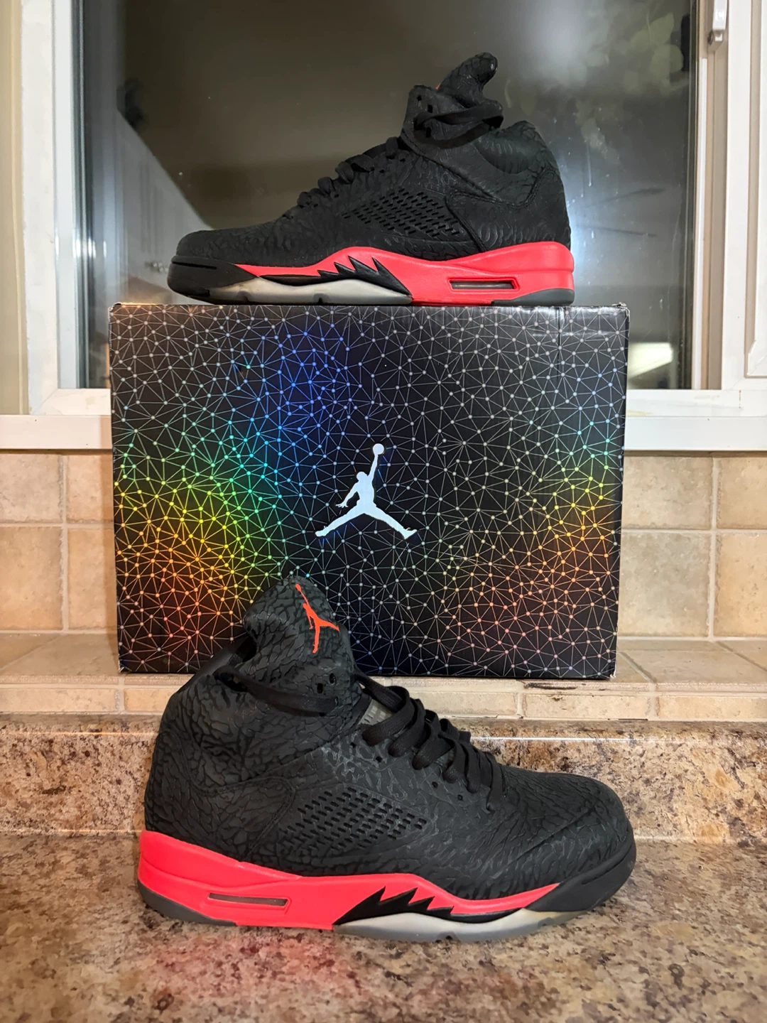 Air Jordan 5 Retro Black and Red
