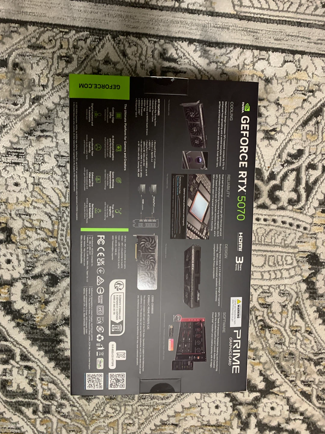 ASUS PRIME GeForce RTX 5070 12GB Graphics Card - photo 3