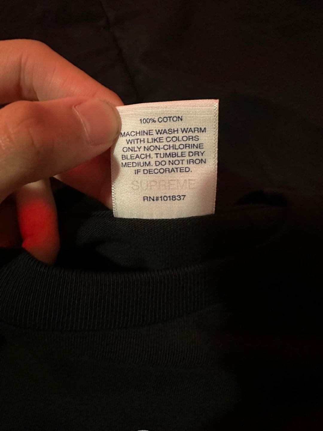 Supreme Black Grim Reaper T-Shirt - photo 2