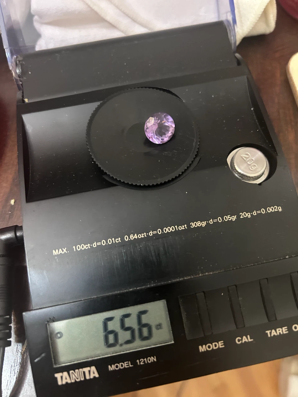 Round Lavender Natural Amethyst Gemstones (Matched Pair - 12mm) - photo 5