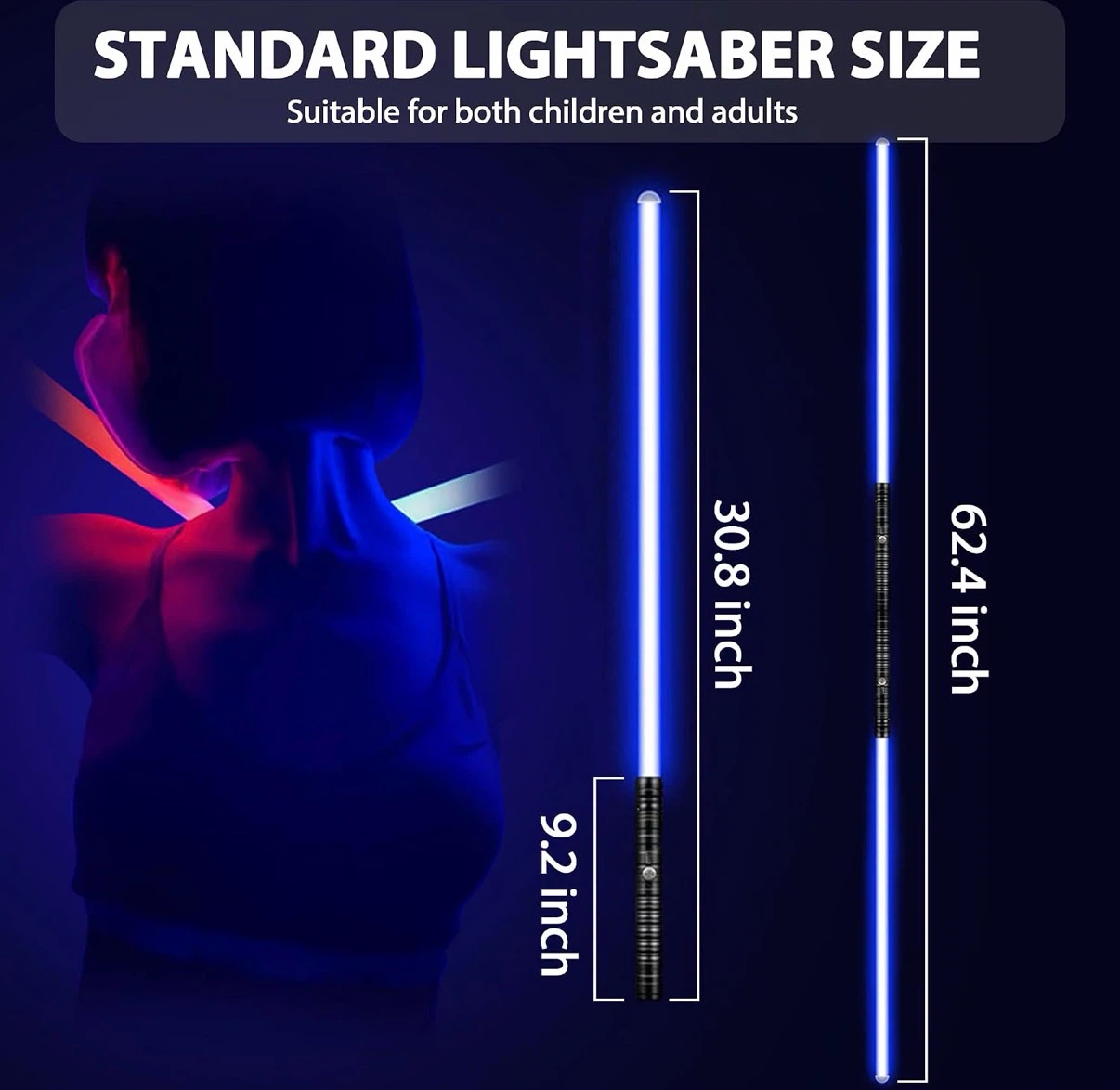 2-in-1 RGB Lightsaber Set - photo 2
