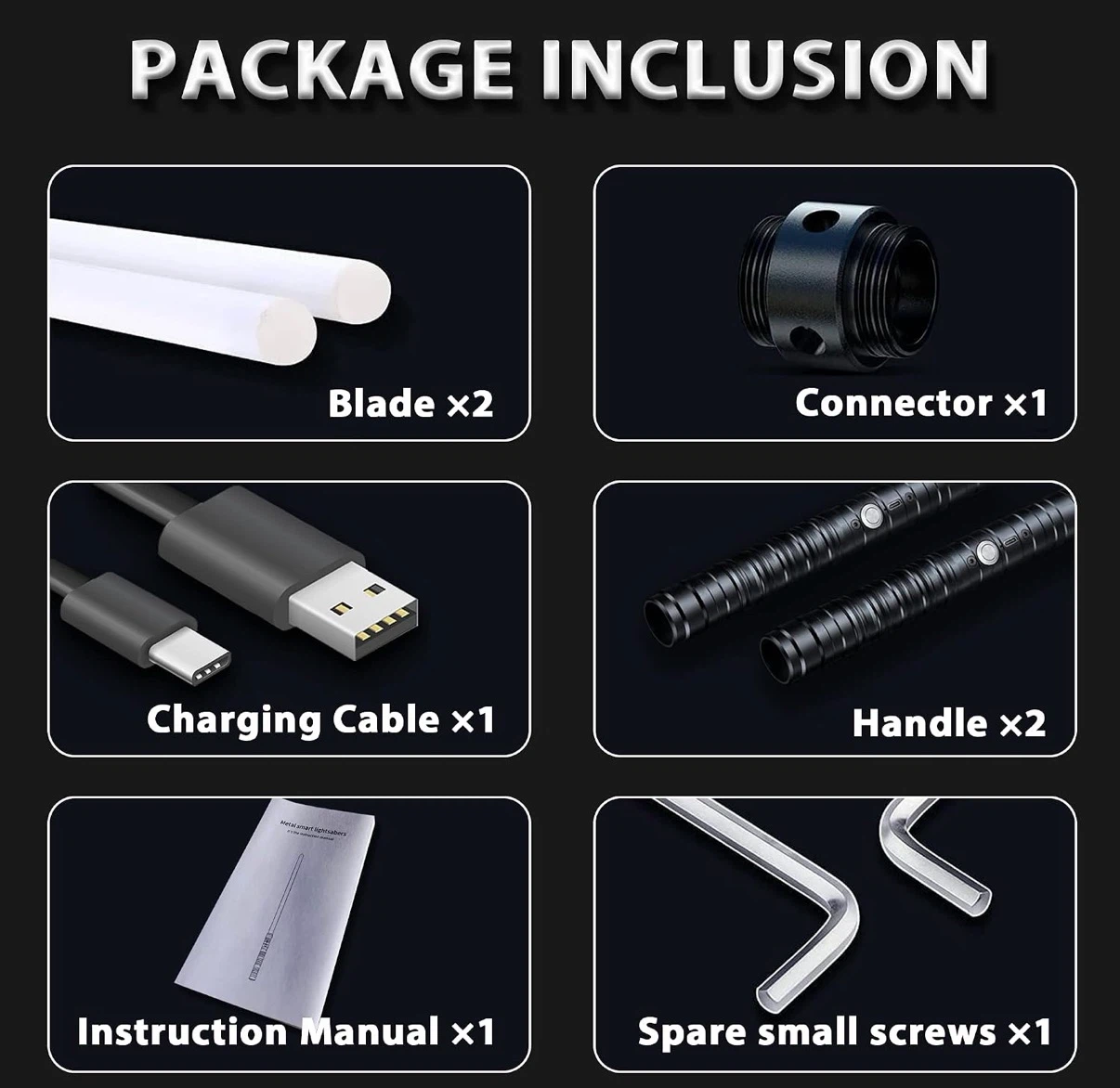2-in-1 RGB Lightsaber Set - photo 4