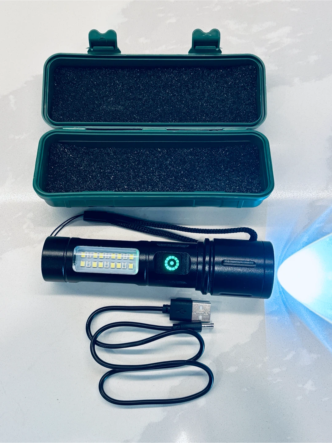 LED Tactical Rechargeable Flashlight