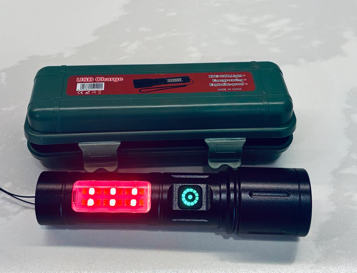 LED Tactical Rechargeable Flashlight - photo 2