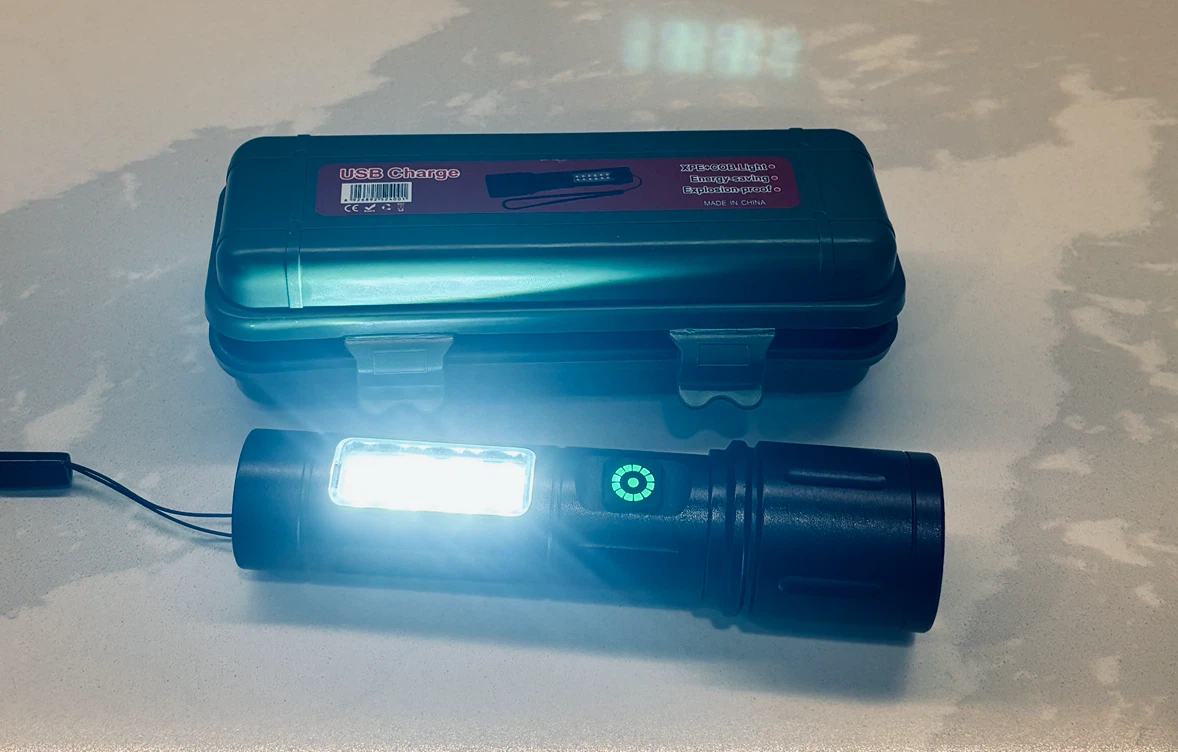 LED Tactical Rechargeable Flashlight - photo 3
