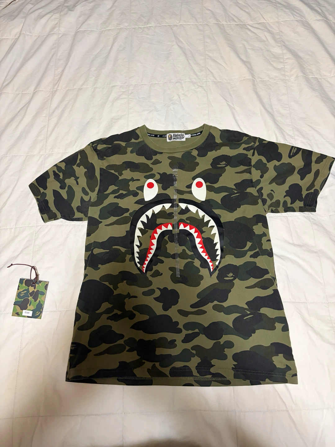 A Bathing Ape Shark Camo T-Shirt