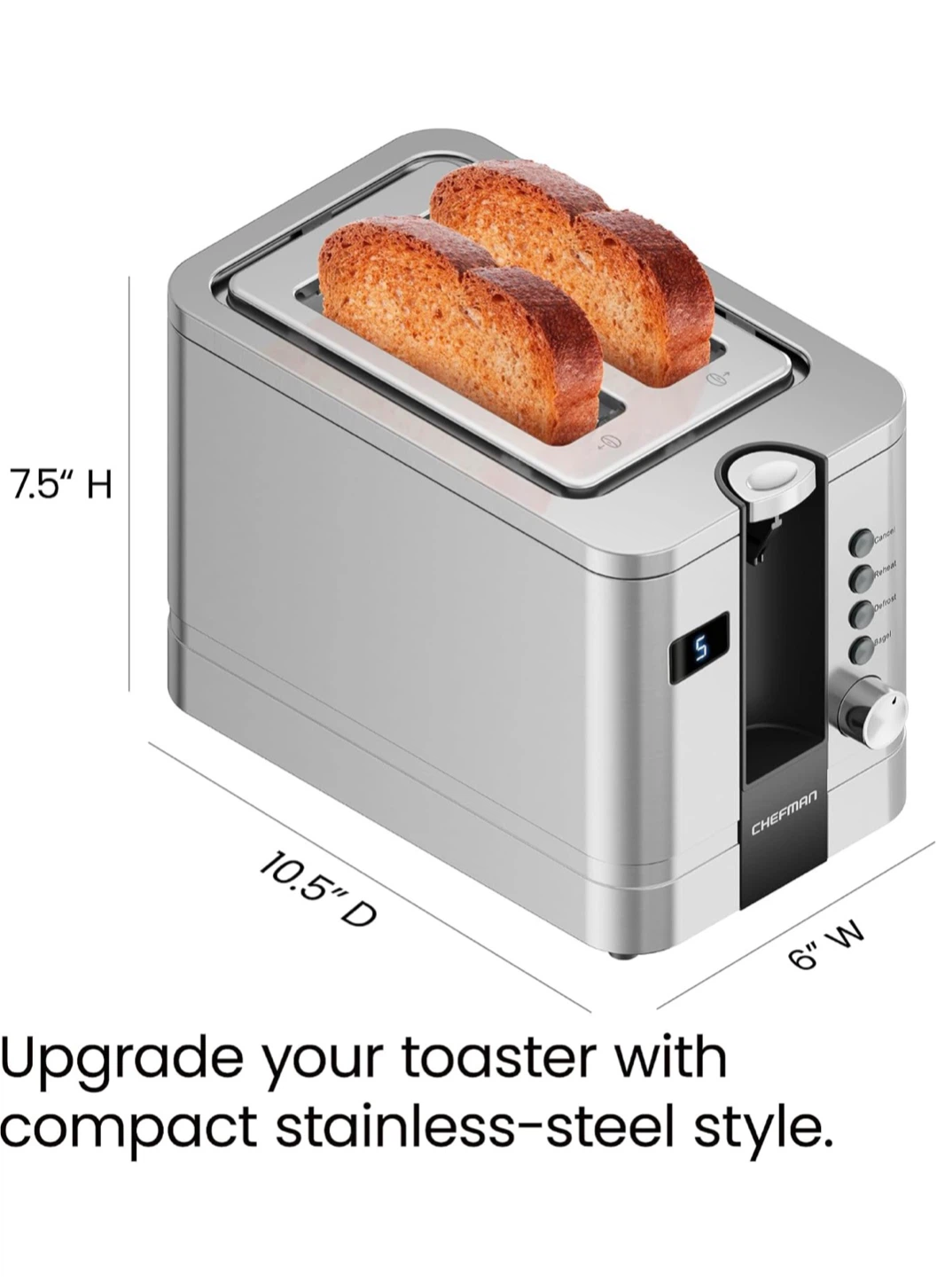 2-Slice Digital Toaster{Used 2x} - photo 4
