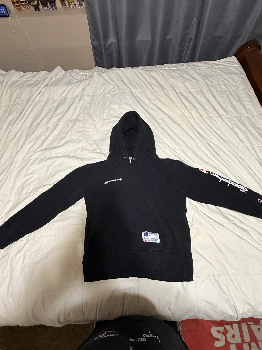Supreme x Champion Black Hoodie - photo 2