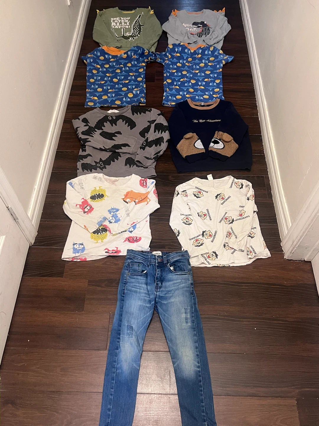 Kids Clothing Bundle Assorted Tops and Jeans