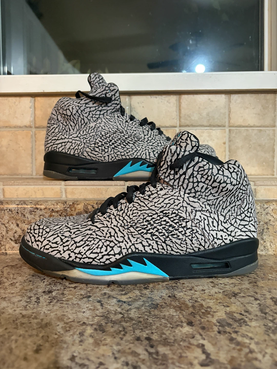 Nike Jordan 5 Retro 3Lab5 Elephant Print