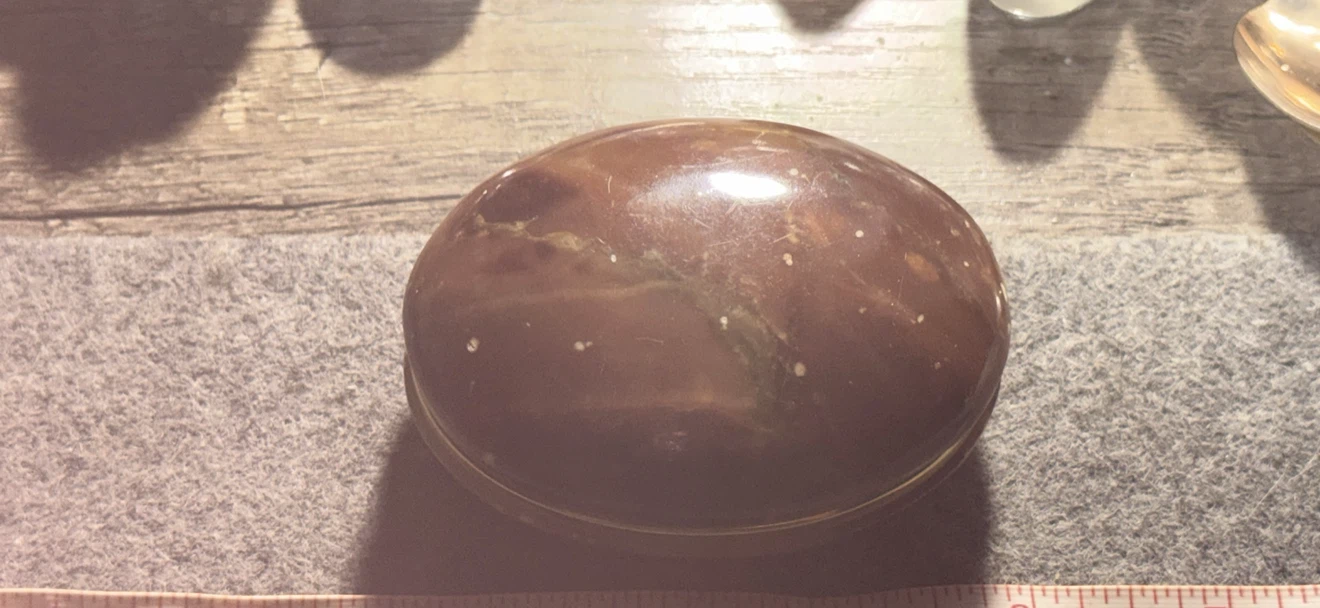 Oval Stone Trinket Box - photo 2