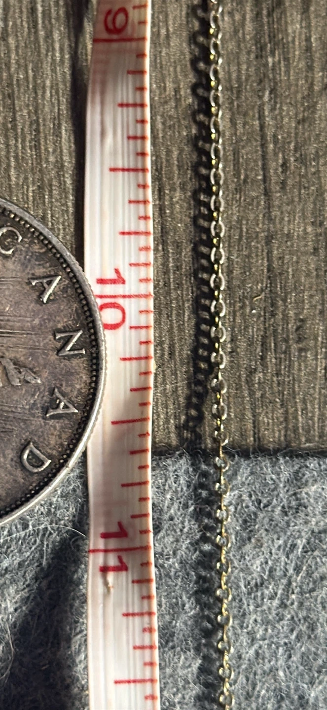 18 inch gold tone chain small