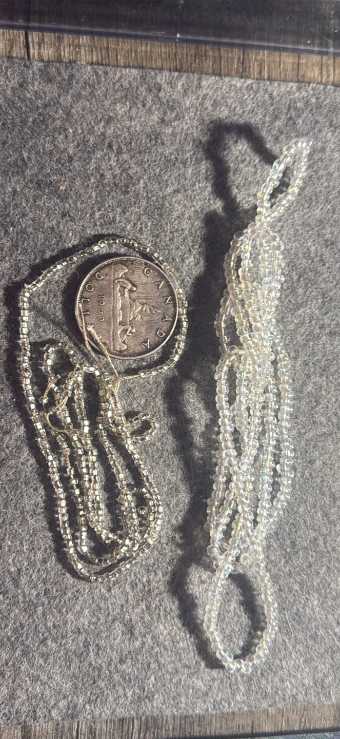 Vintage glass beads