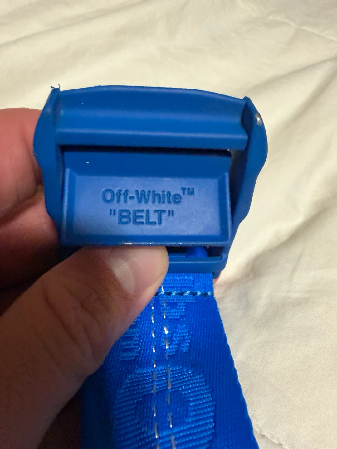 Off-White Blue Industrial Belt - photo 2