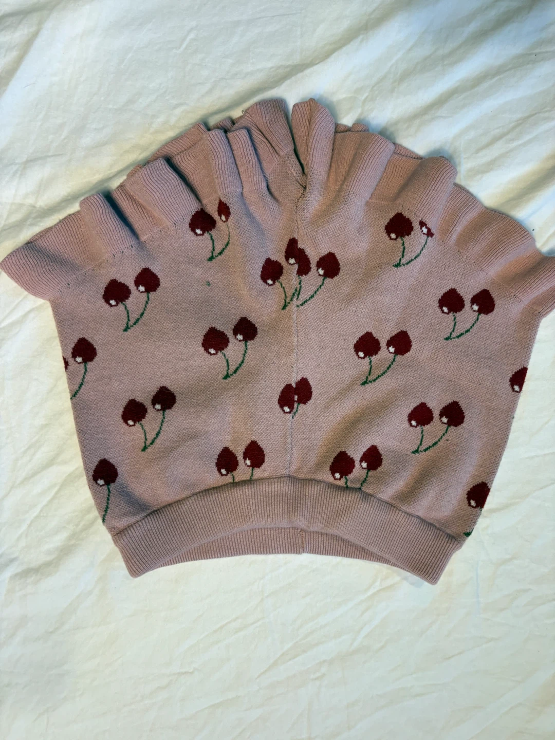 Girly Fancy Club Cherry Knit Shorts - photo 2