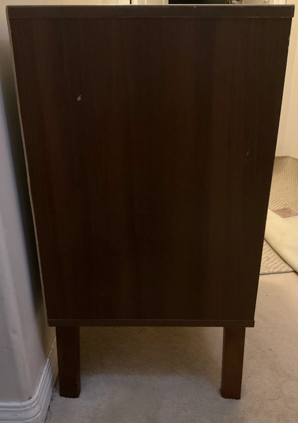 Mcm style nightstand/side table with Two Drawers - photo 3