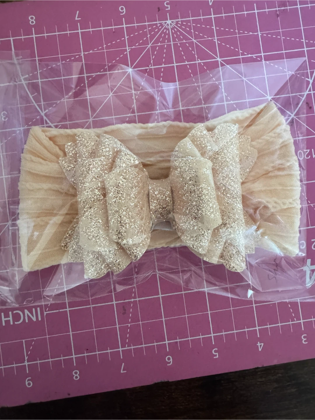 Baby Girl Glitter Bow Headband