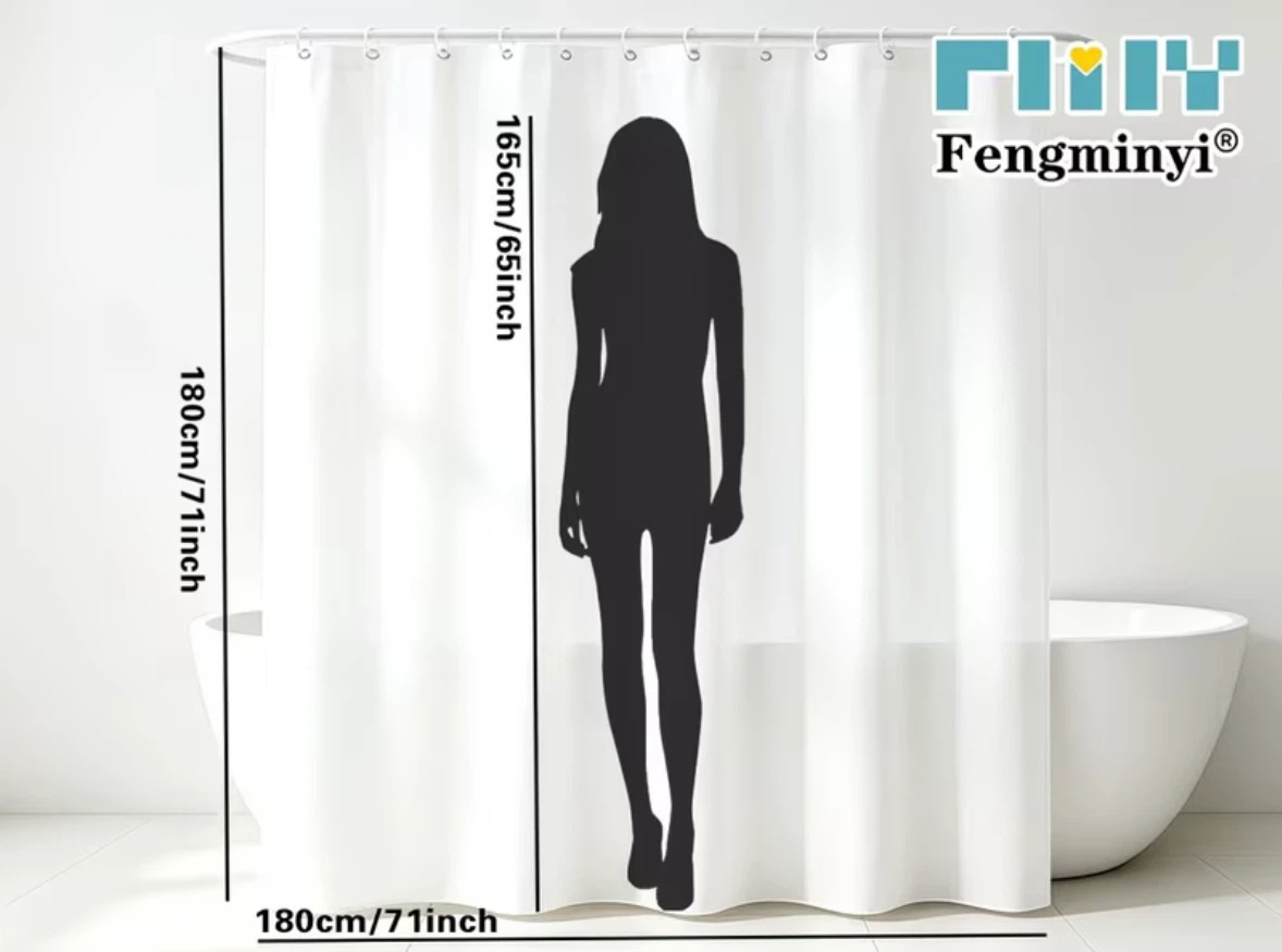 Fengminyi Christmas Shower Curtain - photo 2