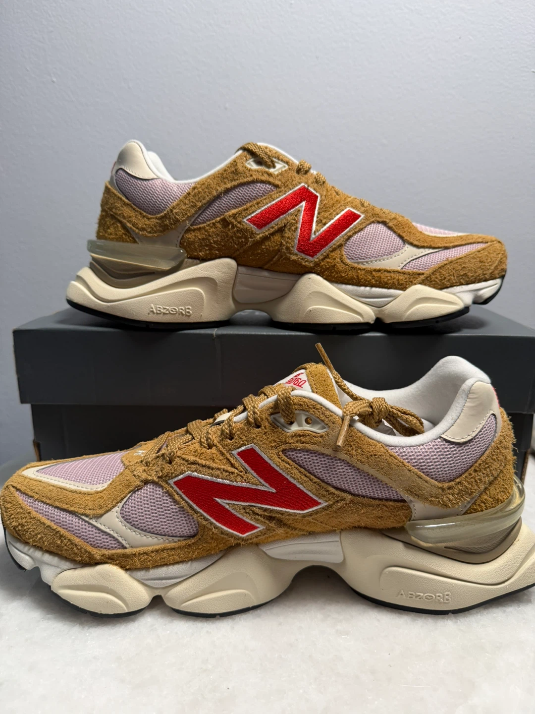 New Balance 9060 Brown Sneakers size 11.5 men - photo 3