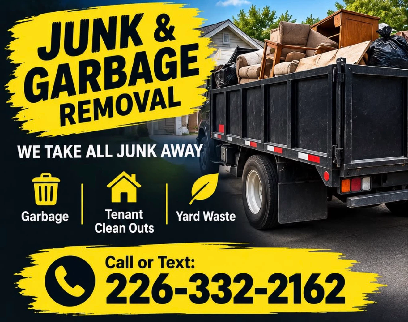 🚛 HAVE JUNK? WE’LL TAKE IT AWAY!