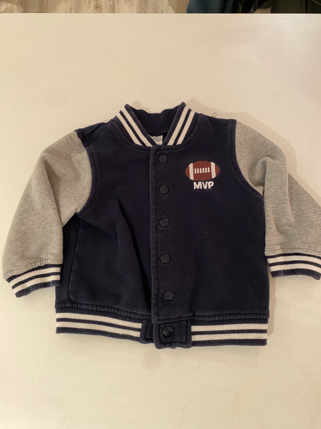 4/$10 Gymboree Varsity Jacket 18-24M Sweater Football