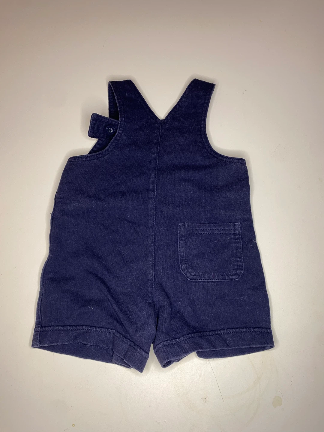 4/$10 Carter's Navy Blue Guitar Overalls - 6 Months - photo 3
