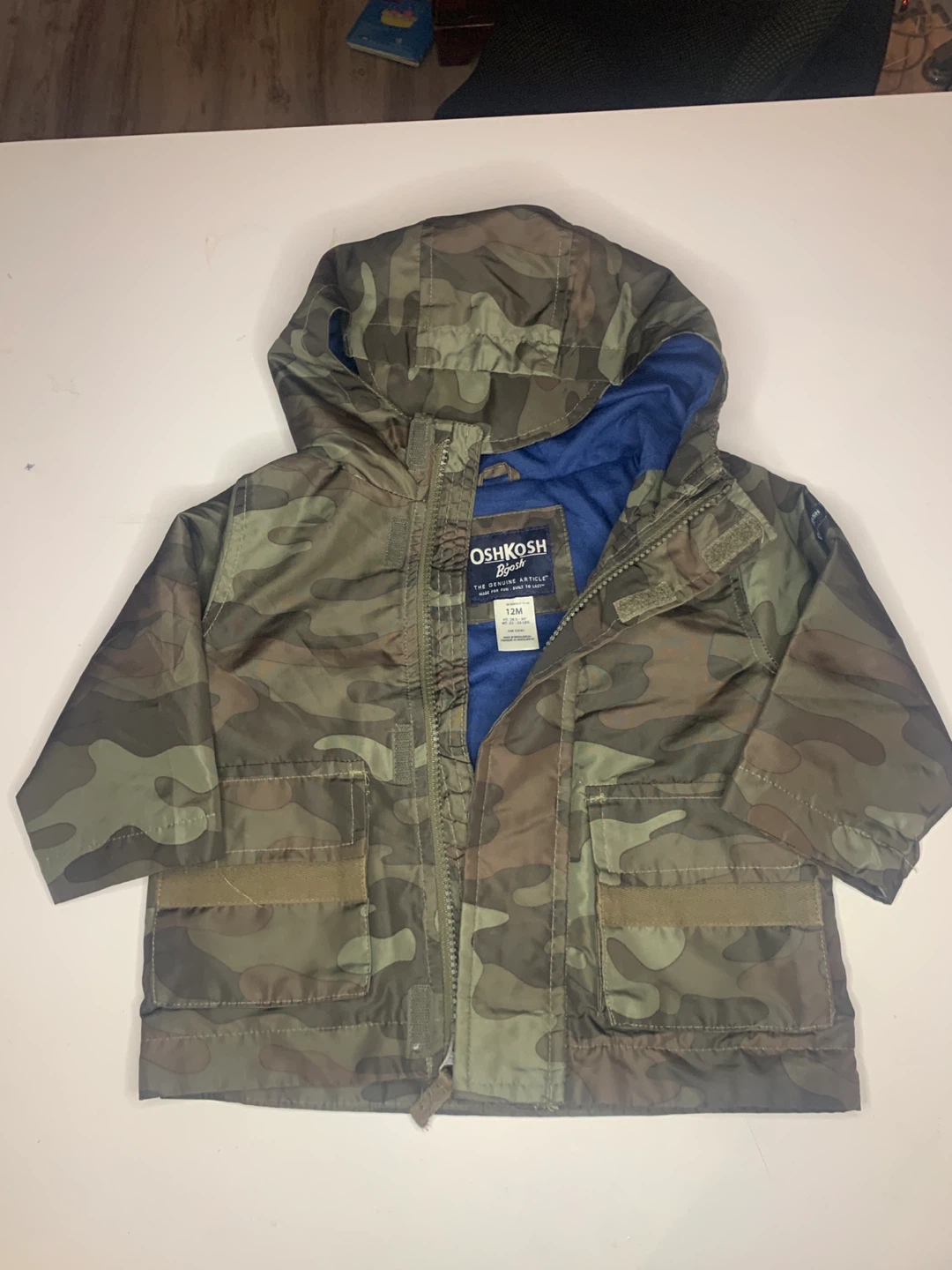4/$10 - OshKosh B'gosh Camouflage Jacket 12M