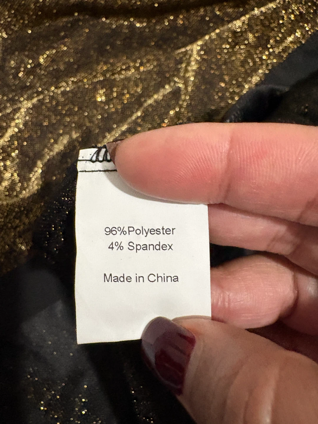 Black and gold metallic button-down shirt - photo 5