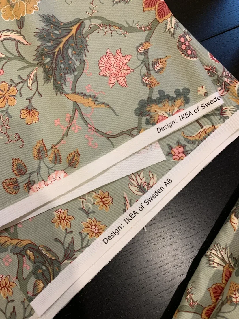IKEA Floral Fabric Pieces - photo 3