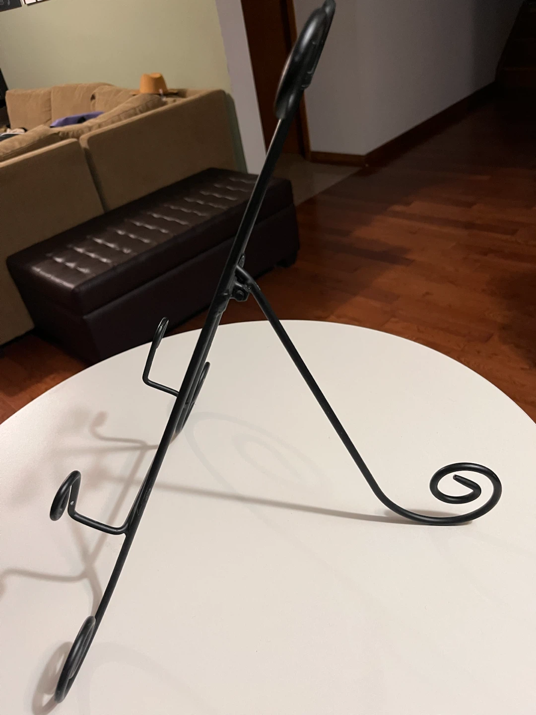 Black Metal Wrought Iron Decorative Display Easel - photo 3