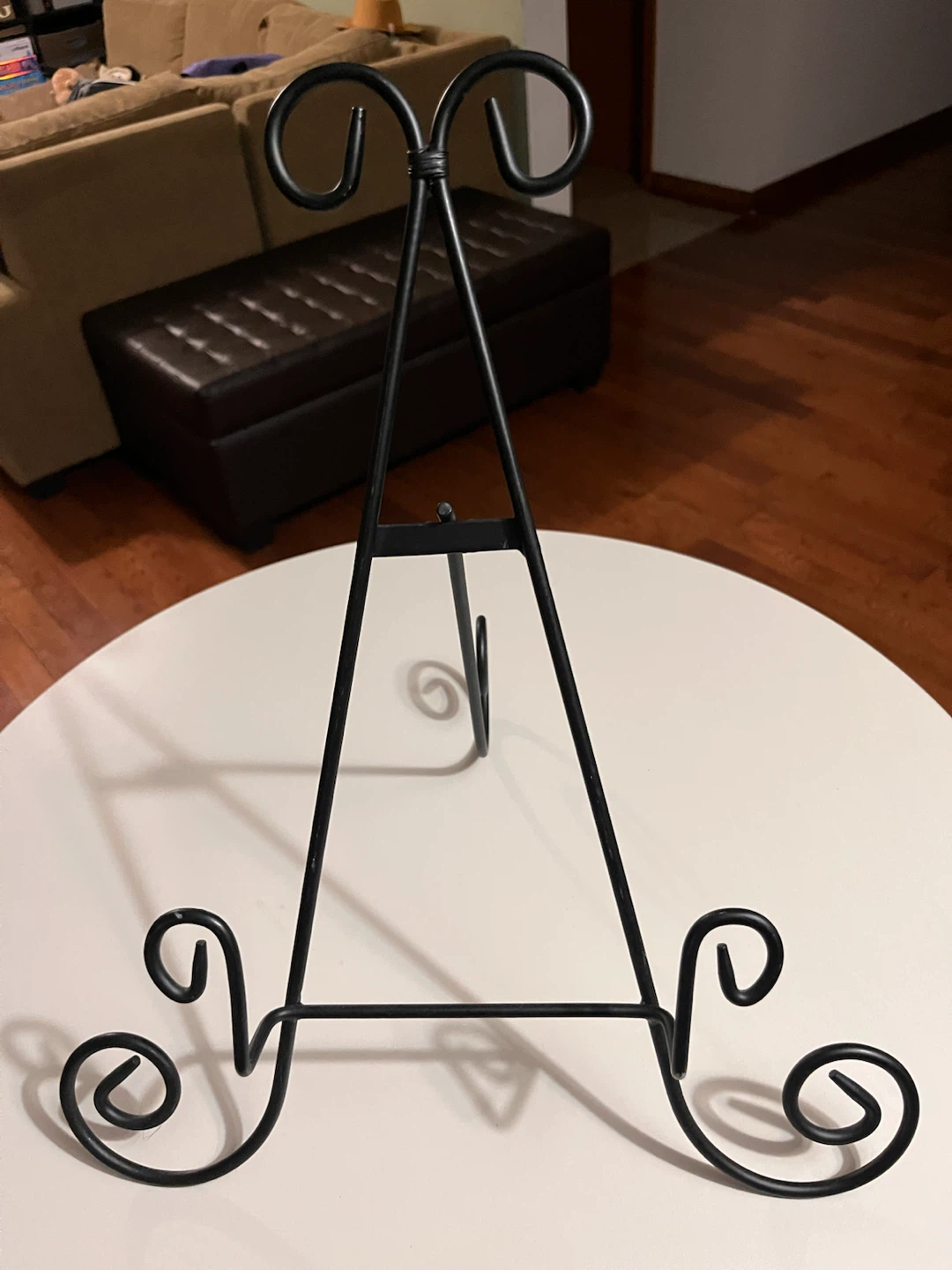 Black Metal Wrought Iron Decorative Display Easel - photo 4