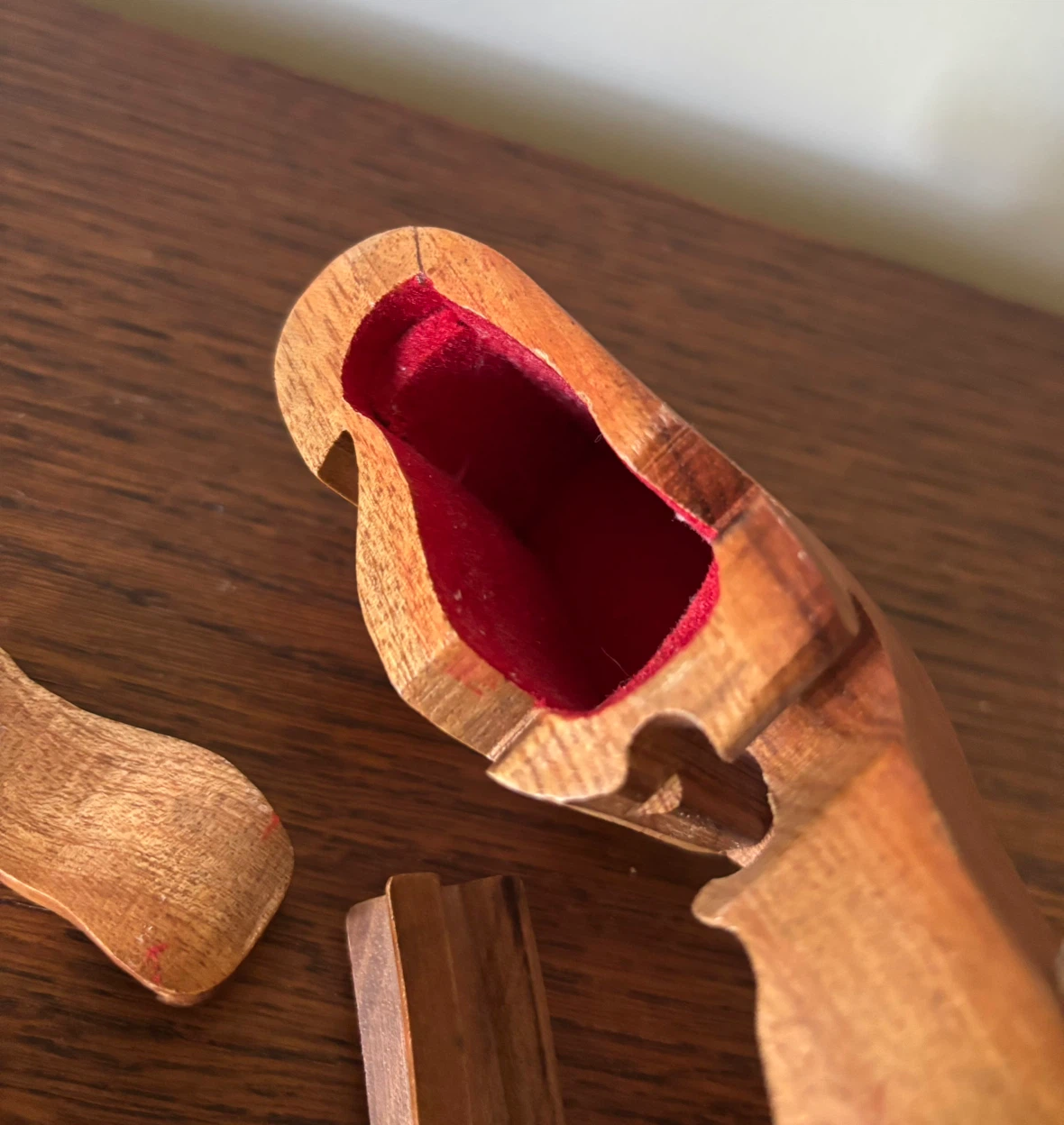 Handcrafted Wooden Parrot Puzzle Box - photo 4