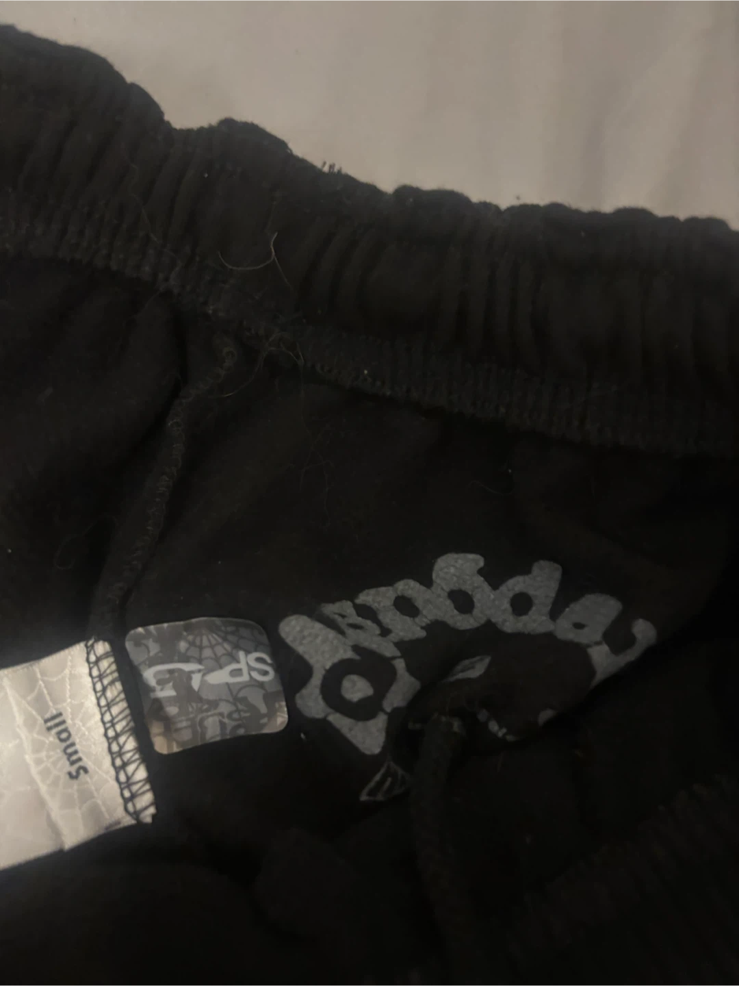 Sp5der Black Sweatpants and sp5der hoodie - photo 3